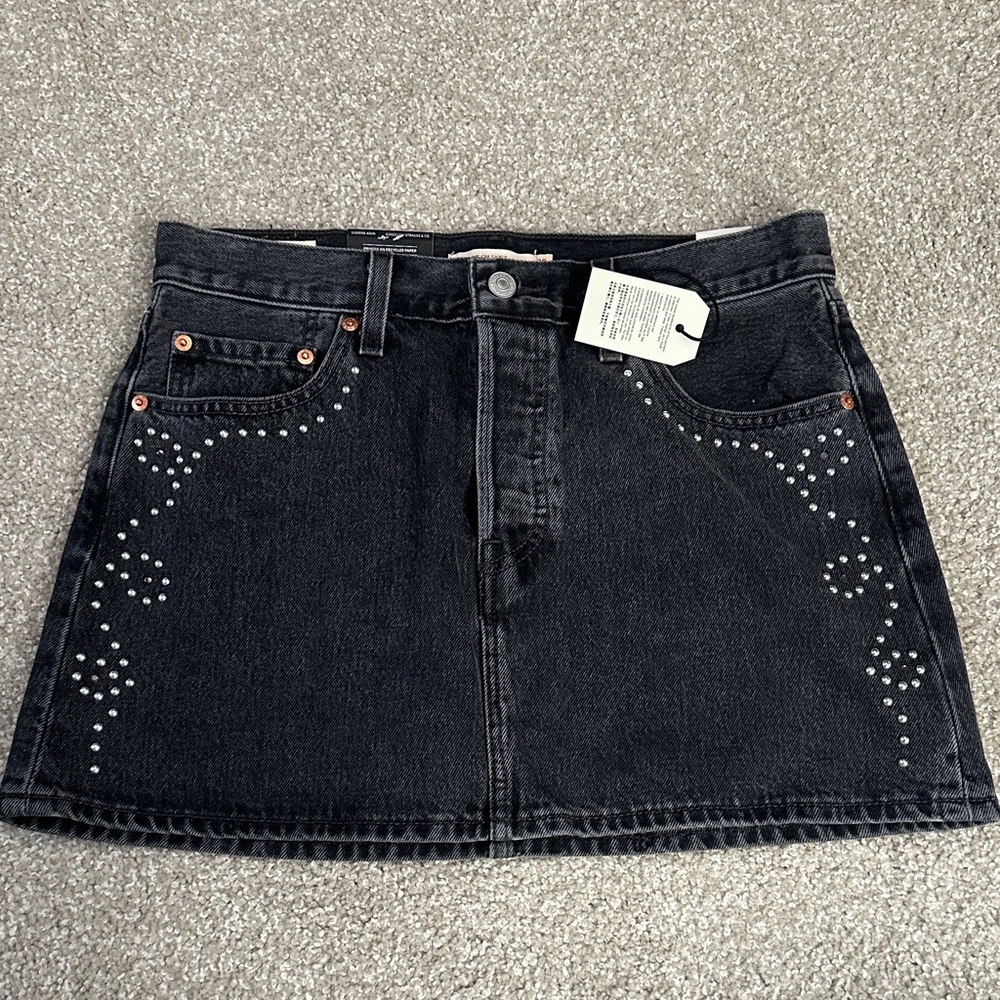 Levi's Icon Bejeweled Skirt